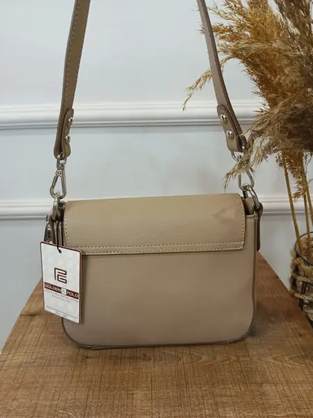 Golden Polo Marka çapraz çanta vizon kancalı