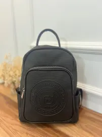 Just Polo Marka Sırt Çantası Lacoste Desen siyah