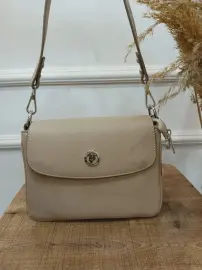 Golden Polo Marka çapraz çanta vizon kancalı
